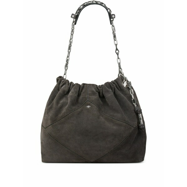 バッシュ レディース ショルダーバッグ バッグ June chain gathered shoulder bag Grey