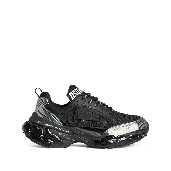 ディースクエアード メンズ スニーカー シューズ Faster sneakers Black|asty