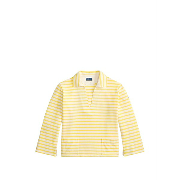ラルフローレン レディース スポーツシャツ トップス Striped pocket top Yellow
