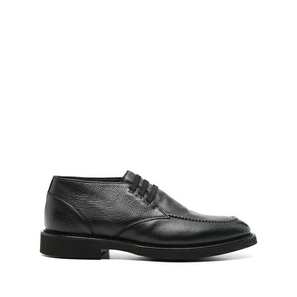 ドンカルズ メンズ 御召しものシューズ シューズ Leather derby shoes Black