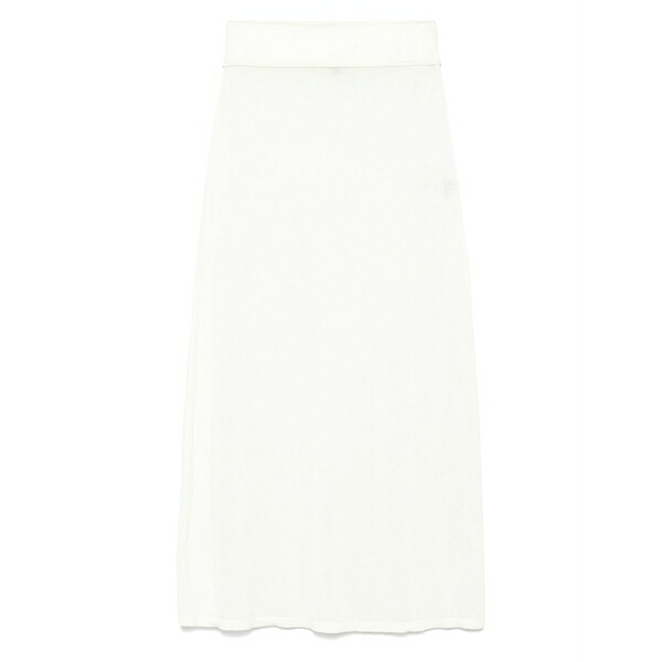 トーテム レディース スカート ボトムス Knitted skirt White｜asty