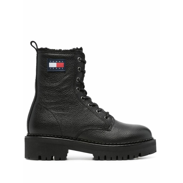 トミーヒルフィガー レディース ブーツ シューズ Urban leather boots Black