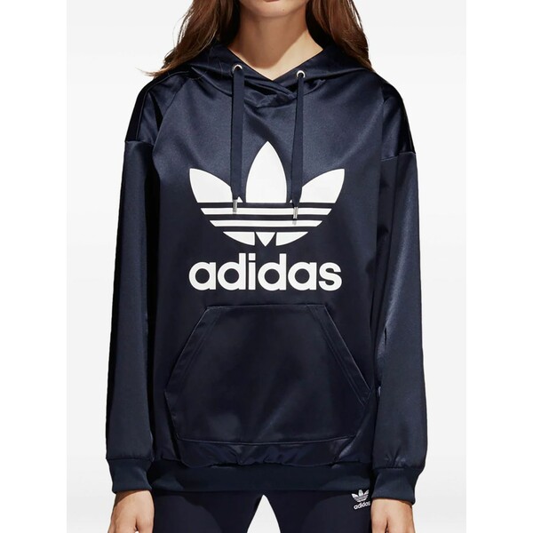 アディダス レディース パーカー・スウェットシャツ アウター Stadium trefoil \"legend ink/white\"" hoodie Blue"