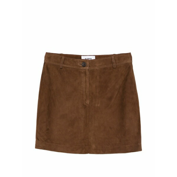 アルファス テューディオ レディース スカート ボトムス Gonna suede mini skirt Brown