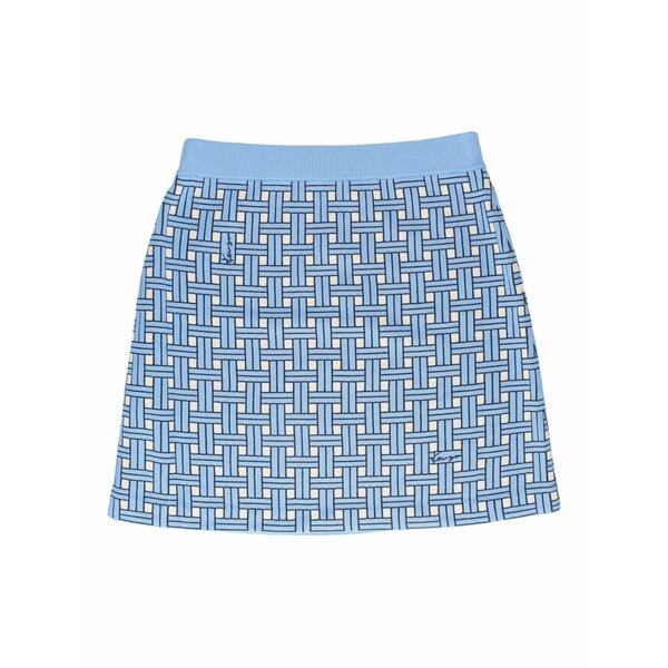 ケンゾー レディース スコート ボトムス Weave woven-patterned mini skirt Blue ボトムス-スカート-レディースファッション