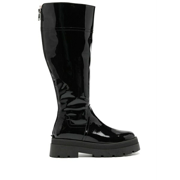 ファビアナ フィリッピ レディース ブーツ シューズ Knee-high chunky boots Black｜asty