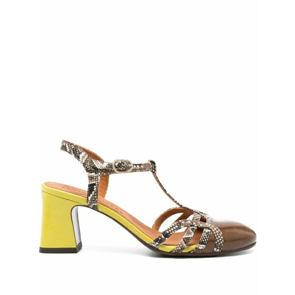 チエミハラ レディース パンプス シューズ 70粍 fendy pumps Brown