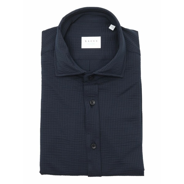 ザカス  メンズ プルオーバー トップス Button-down shirt Blue
