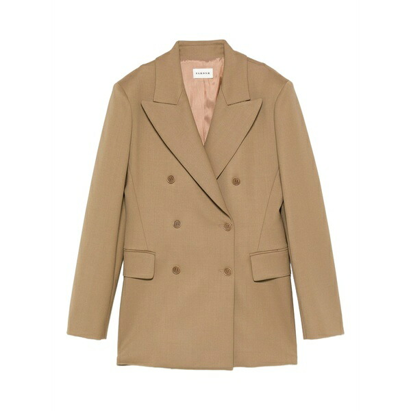 パロッシュ レディース 上衣＆上衣 アウター Double-breasted blazer Neutrals