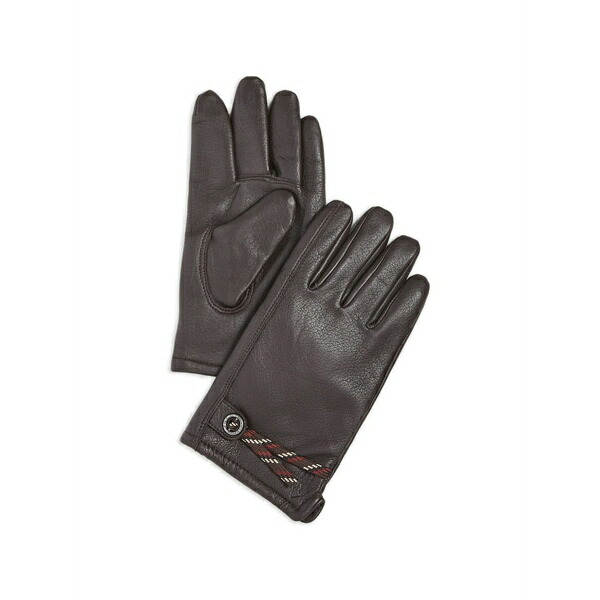 ラルフローレン メンズ グローブ 付属物  knit lined leather gloves Brown