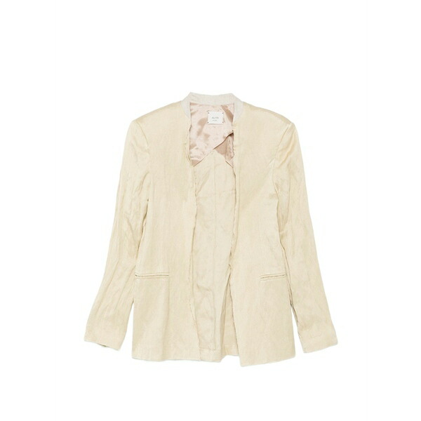 アリジ レディース 上衣＆上衣 アウター Open-front blazer Neutrals