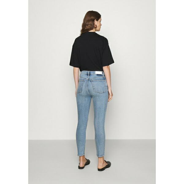 リダン レディース カジュアルパンツ CROP ボトムス fit RISE HIGH