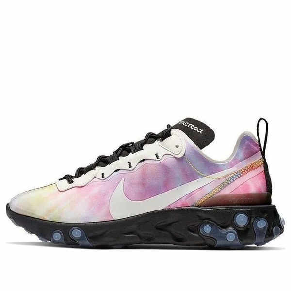 Nike ナイキ レディース スニーカー 【(WMNS) Nike React Element 55 'Tie Dye' CJ6896-901】 サイズ US_7(24.0cm)|asty