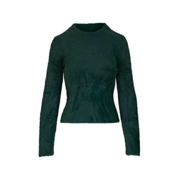 ヴィンス レディース 編み物\u0026プルオーバー アウター Crewneck long-sleeve sweater Green