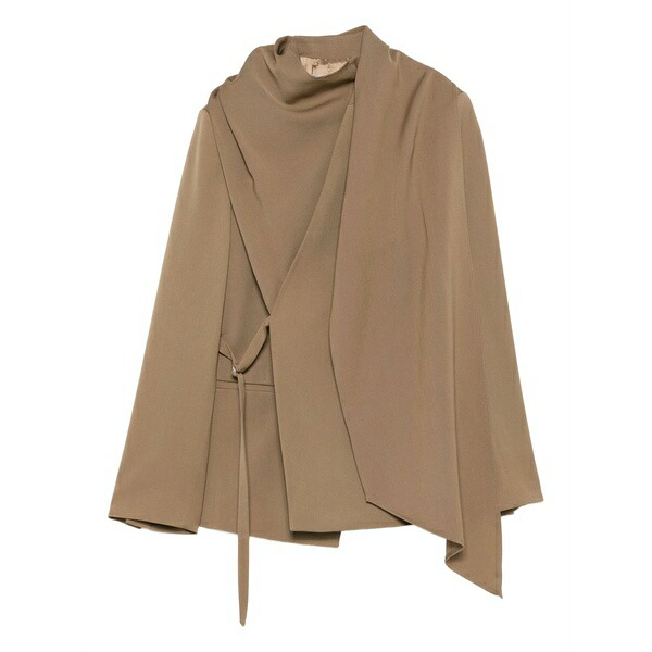 クリスチャン ワイナンツ レディース 上衣＆上衣 アウター Asymmetric wool coat Neutrals