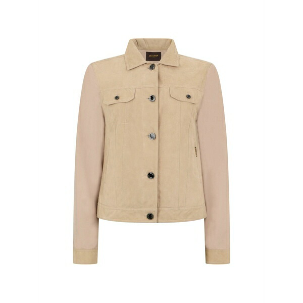 ムーレー レディース 上衣＆上衣 アウター Panelled jacket Neutrals