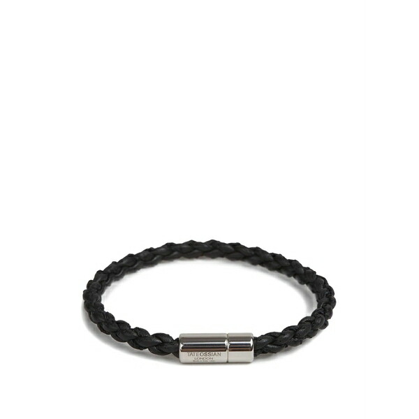 タテオシアン メンズ ブレスレット・バングル・アンクレット 添え物 Braided bracelet Silver