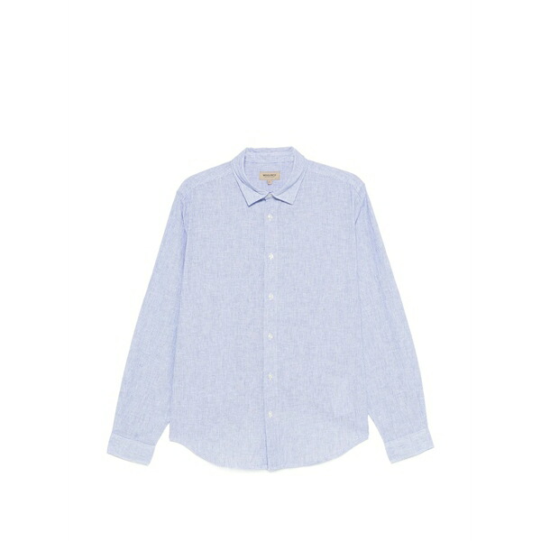 ウール リッチ メンズ シャツ トップス Button-up shirt Blue|asty