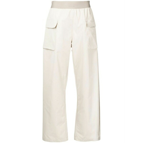 エフオージーエッセンシャルズ レディース 心地好いズボン下 ボトムス Logo-waist cargo trousers Neutrals