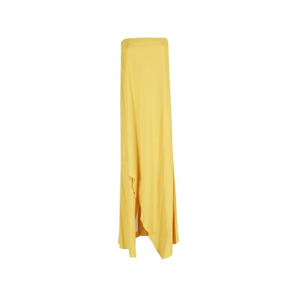 セミクチュール レディース 衣装 トップス Zoey strapless MIDI dress Yellow