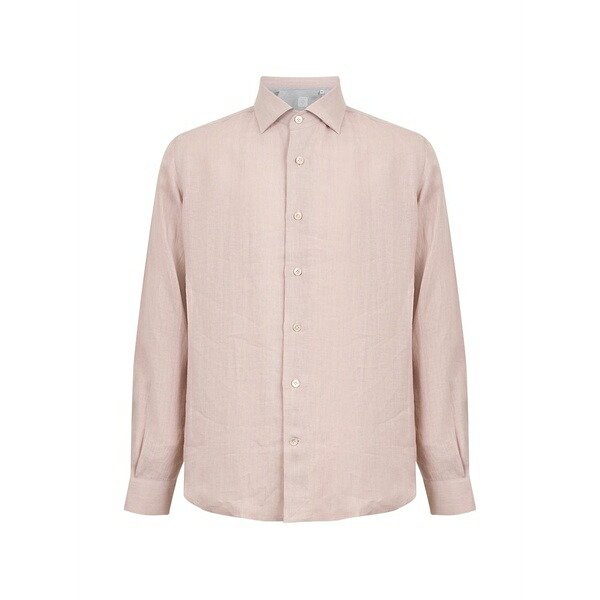 イレブンティ メンズ シャツ トップス Button-up shirt Pink｜asty