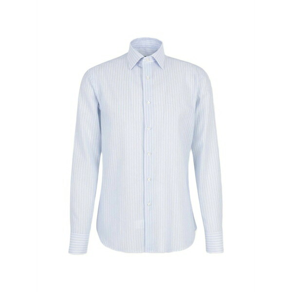 カナーリ メンズ シャツ トップス Striped shirt Blue｜asty