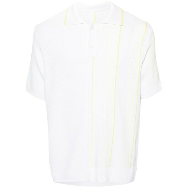 ジャクエムス メンズ スポーツシャツ トップス Le polo juego polo shirt White
