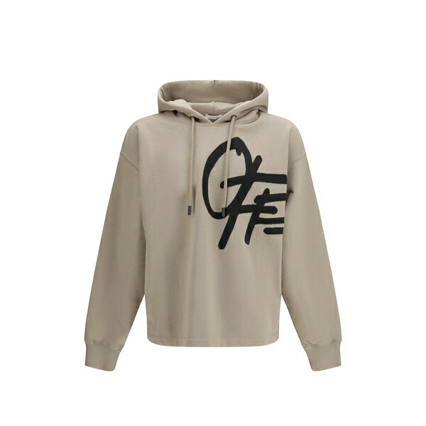 象牙色 メンズ パーカー・スウェットシャツ アウター Logo hoodie Neutrals