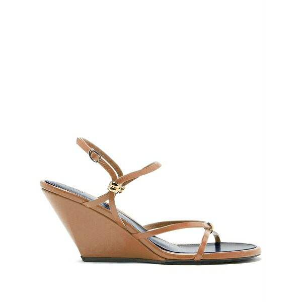 プロエンザショラー レディース サンダル シューズ Strappy wedged sandals Brown