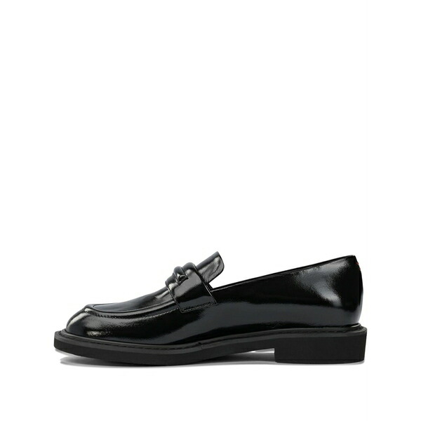 ハルマネラ レディース スリッポン・ローファー シューズ Leather loafers Black