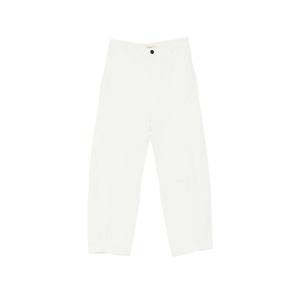 バレナ レディース カジュアルパンツ ボトムス Marietta furian barrel-leg trousers White|asty