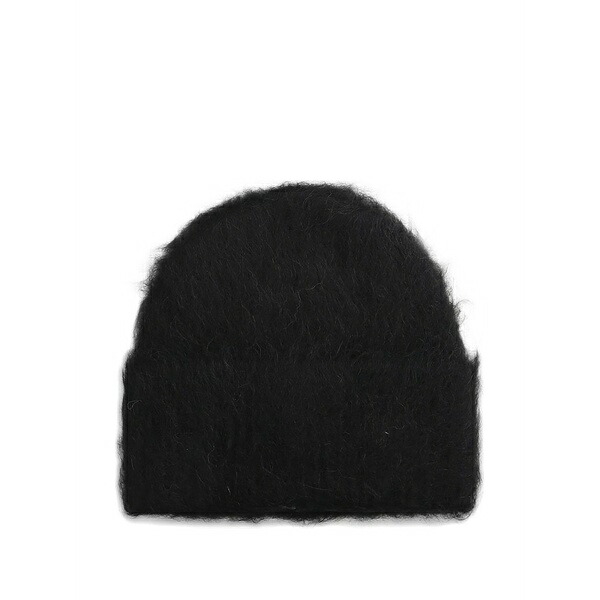 トーテム レディース かぶり笠 佩び物 Brushed beanie hat Black