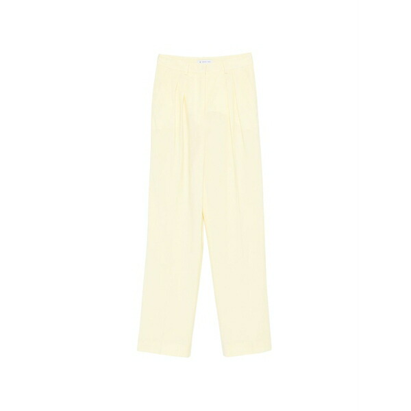 マニュエル リッツ レディース カジュアルパンツ ボトムス Pleated trousers Yellow