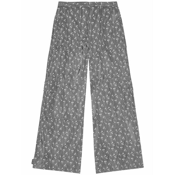 ガニー レディース 心地よいズボン下 ボトムス Patterned-jacquard trousers Grey レディースファッション-ボトムス