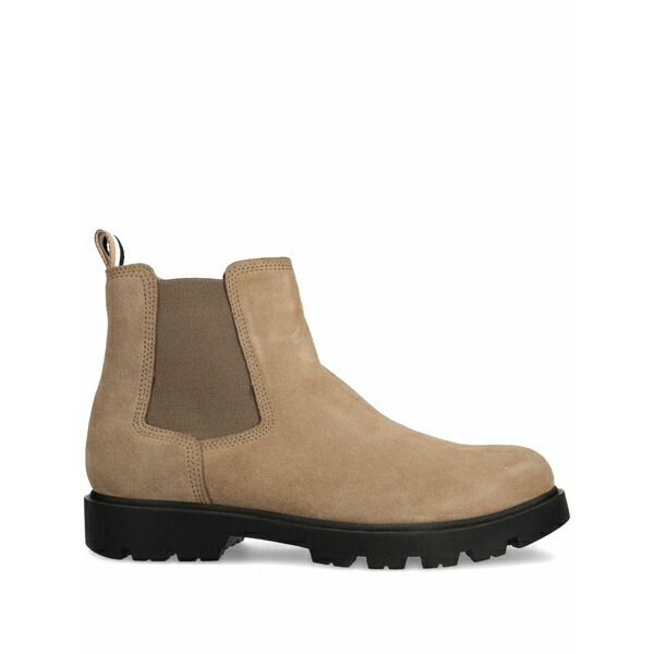 主任者 メンズ ブーツ シューズ Leather boots  Neutrals