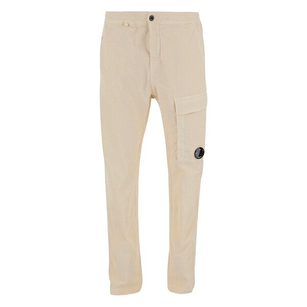 シーピーカンパニー メンズ 心地好いズボン下 ボトムス Corduroy cargo trousers Neutrals
