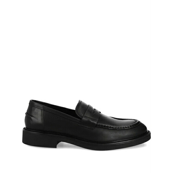 流れ者 メンズ スリッポン・ローファー シューズ Alex m leather loafers Black