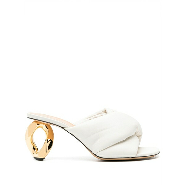 J.W.アンダーソン レディース サンダル シューズ Chain heel sandals Neutrals｜asty