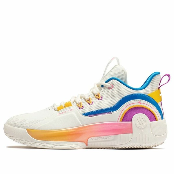 361 Degrees 361ディグリー メンズ スニーカー 【361 Degrees AG Pull Up 1.5 Aaron Gordon 'White Yellow' 672231112-4】 サイズ US_8.5(26.5cm)|asty