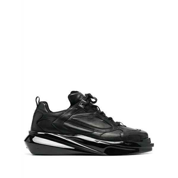 1017 アリクス 9 エスエム メンズ スニーカー シューズ Chunky lace-up sneakers Black｜asty