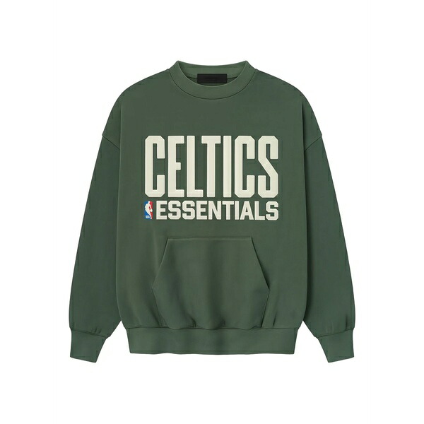 エフオージーエッセンシャルズ メンズ パーカー・スウェットシャツ アウター Shamrock graphic crew neck Green