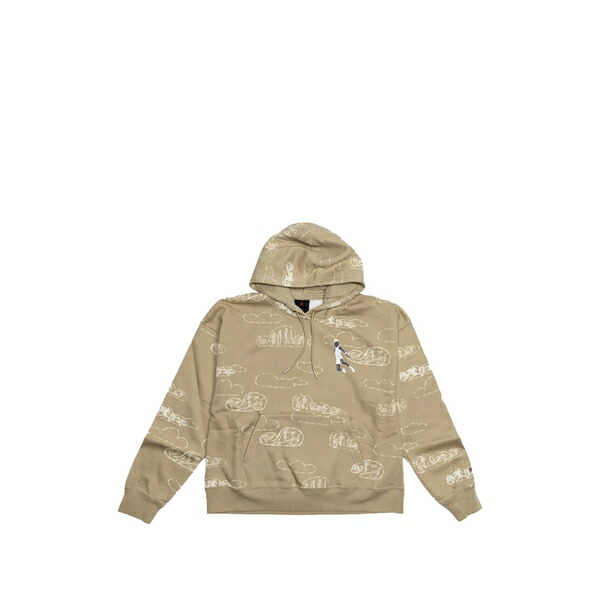 ジョーダン レディース パーカー・スウェットシャツ アウター Artist series parker duncan printed hoodie Neutrals