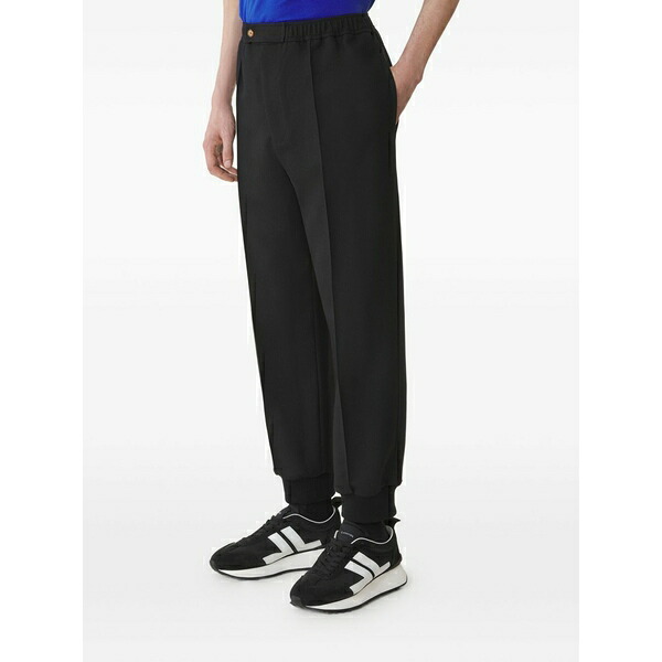 ランバン メンズ カジュアルパンツ ボトムス Drwastrings trousers Black｜asty