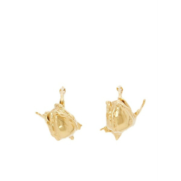 マルニ レディース ピアス＆イヤリング アクセサリー Floral earrings Gold｜asty