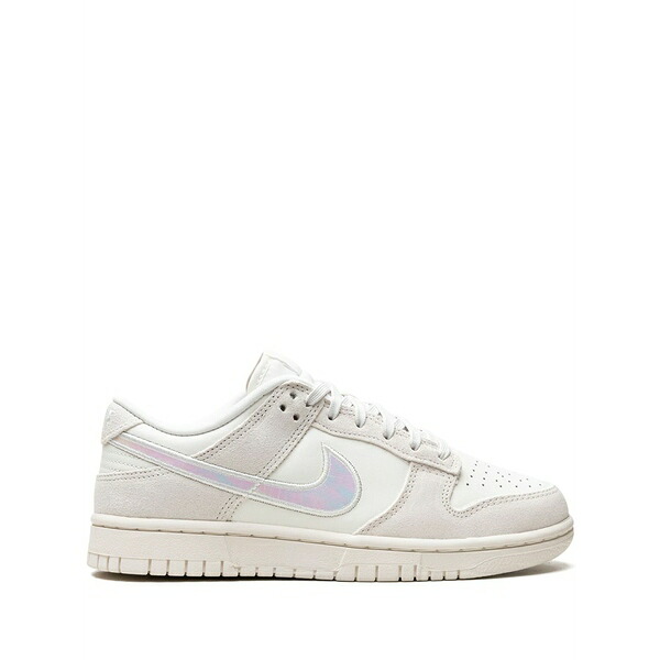 ナイキ レディース スニーカー シューズ Dunk low "ridescent swoosh" sneakers White｜asty