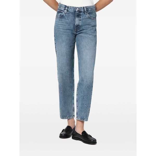 フレーム レディース デニムパンツ ボトムス Cotton jeans Blue｜asty