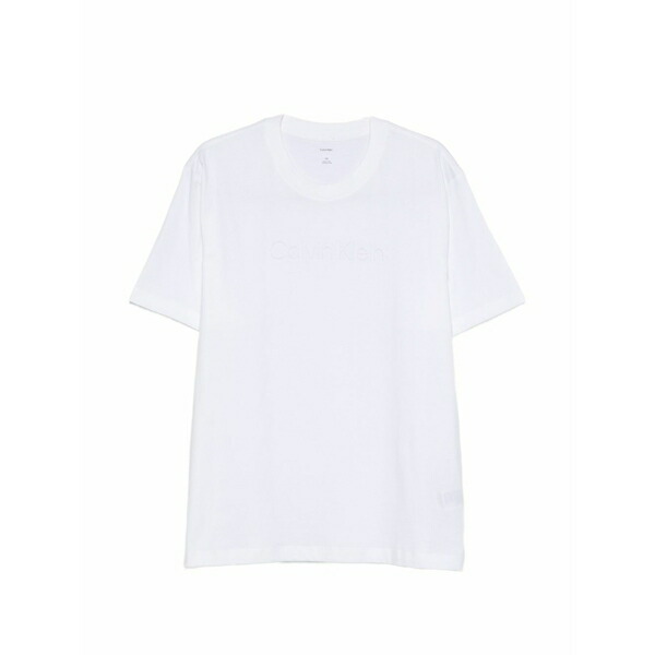 カルバンクライン メンズ プルオーバー トップス Embossed t-shirt White