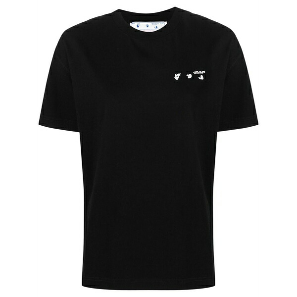 象牙色 レディース プルオーバー トップス Logo-print t-shirt Black