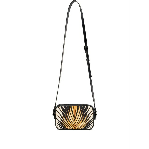 ロベルトカヴァリ メンズ ショルダーバッグ 御徒面子 Ray of gold camera bag Gold