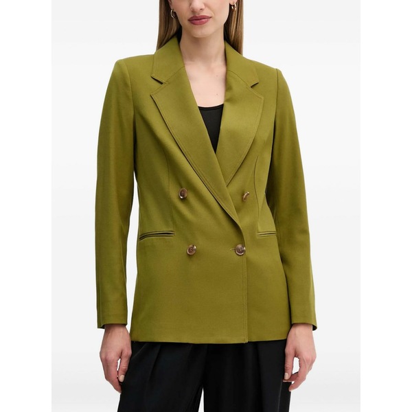 ベネトン  レディース 上衣＆上衣 アウター Double-breasted blazer Green